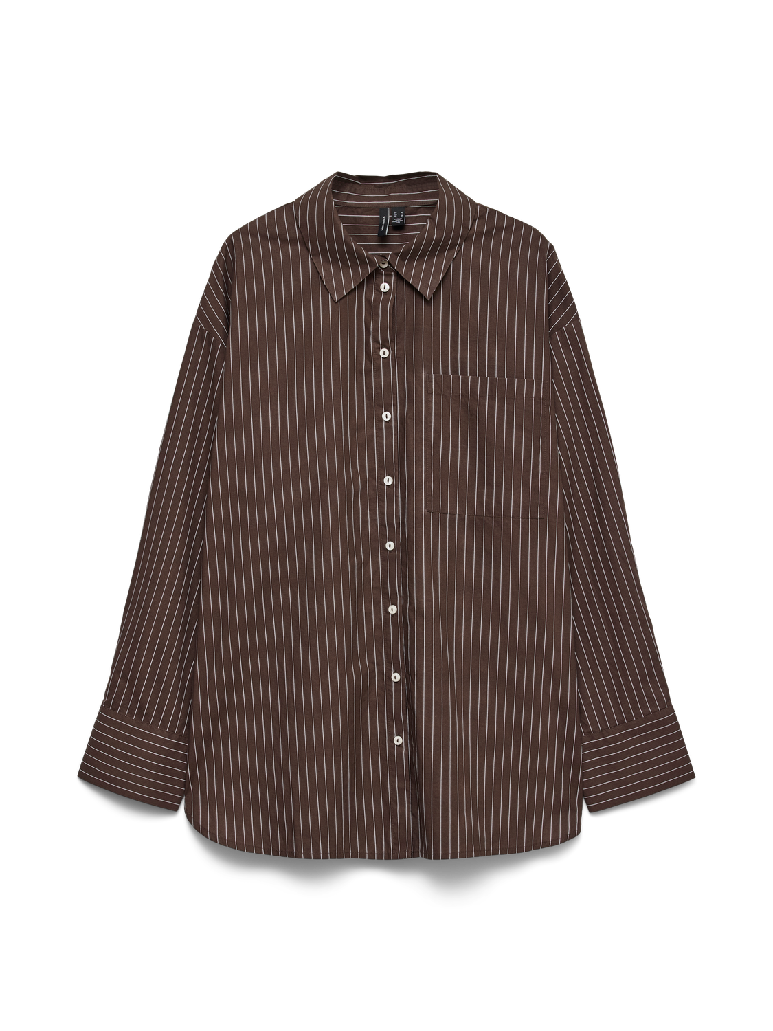 Vmfanni Ls Shirt Wvn Exp Sb2 Ga Brun