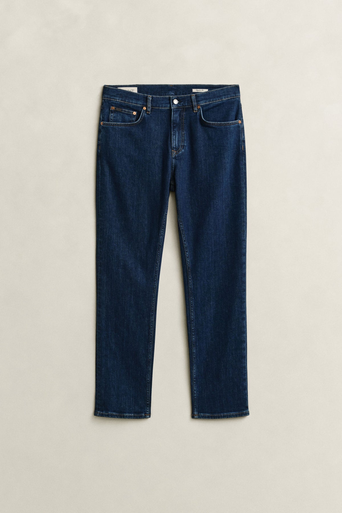 Jeans Med Regular Fit Blå