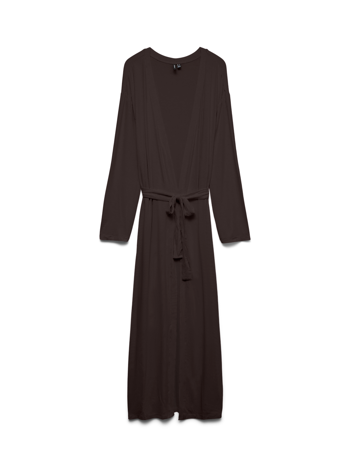 Vmesther Ls Long Belt Cardigan Jrs Brun