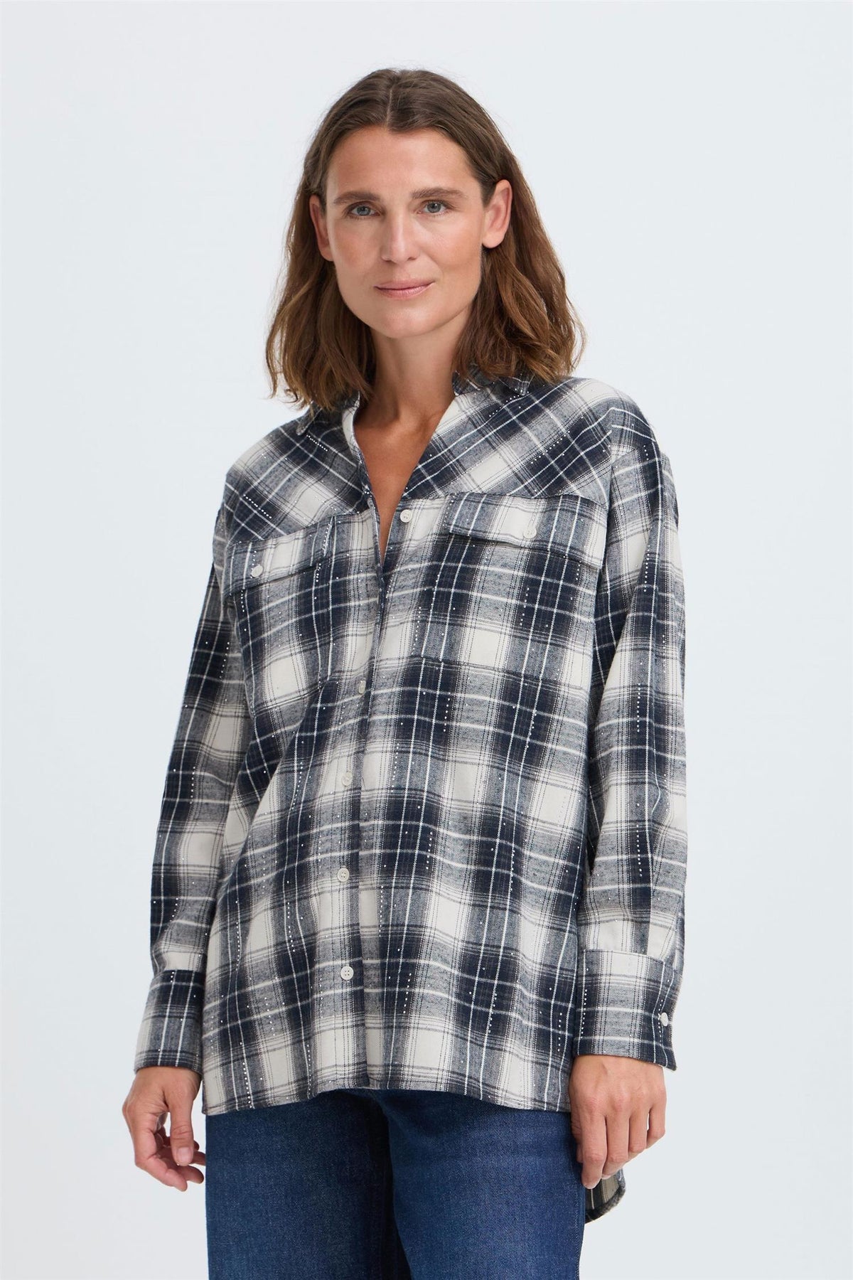 Pzkamma Oversized Shirt Flerfarget