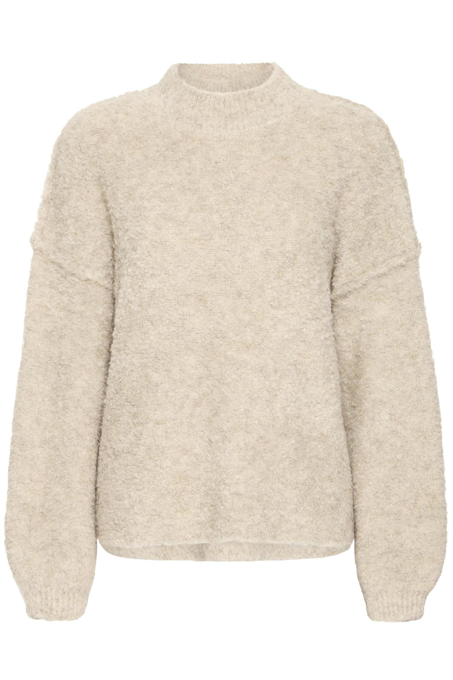 Sbcycla Knit Blouse Beige