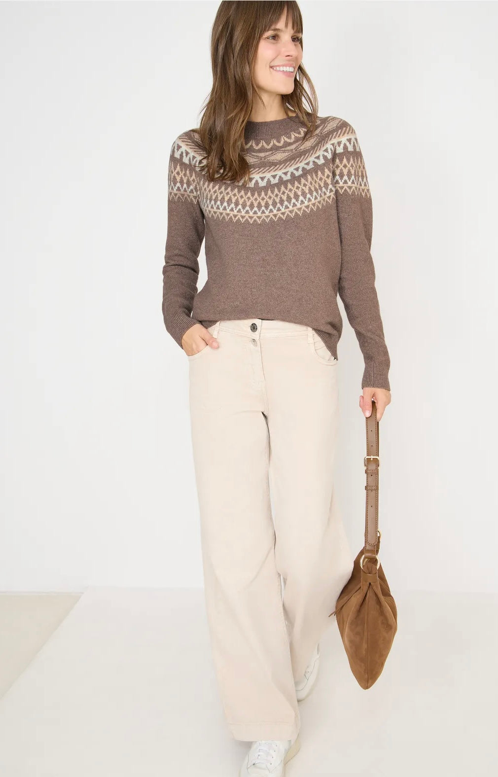 COSY NORWEGIAN JACQUARD Brun