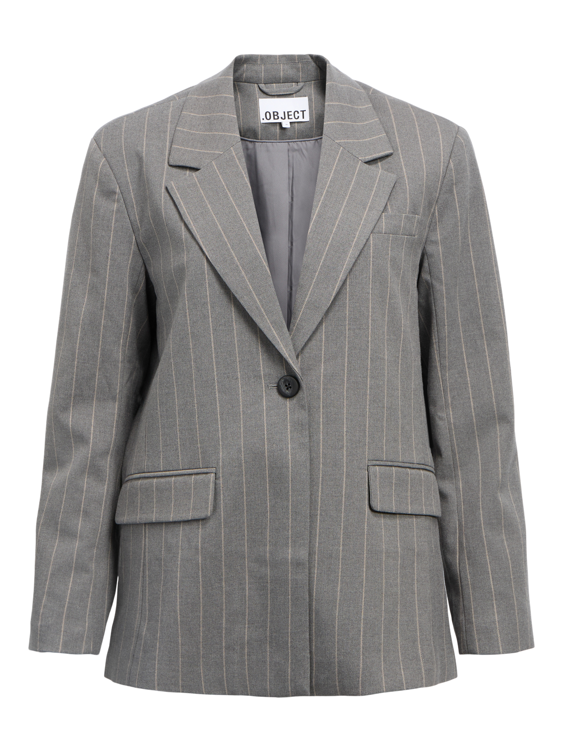Objlisa Lo Blazer Noos Mellomgrå