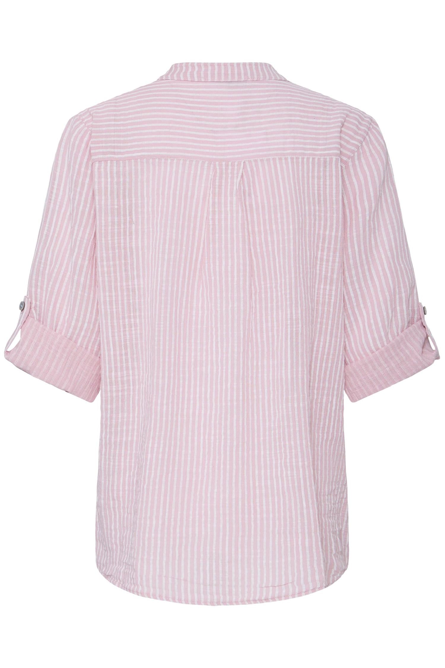 Sbxalexa Stripe Blouse Beige