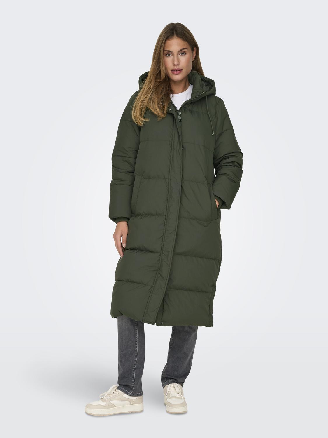 Onlalice Down Coat Otw Noos Grønn