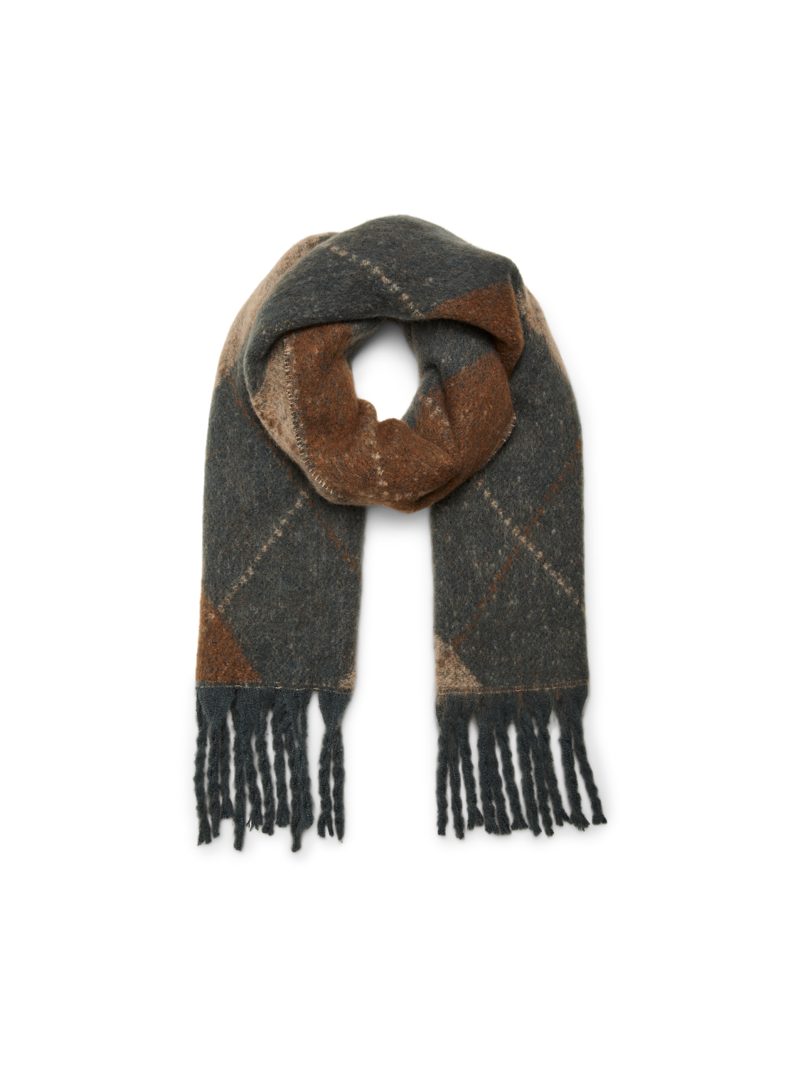 Vmivy Jaq Scarf Mørkegrå