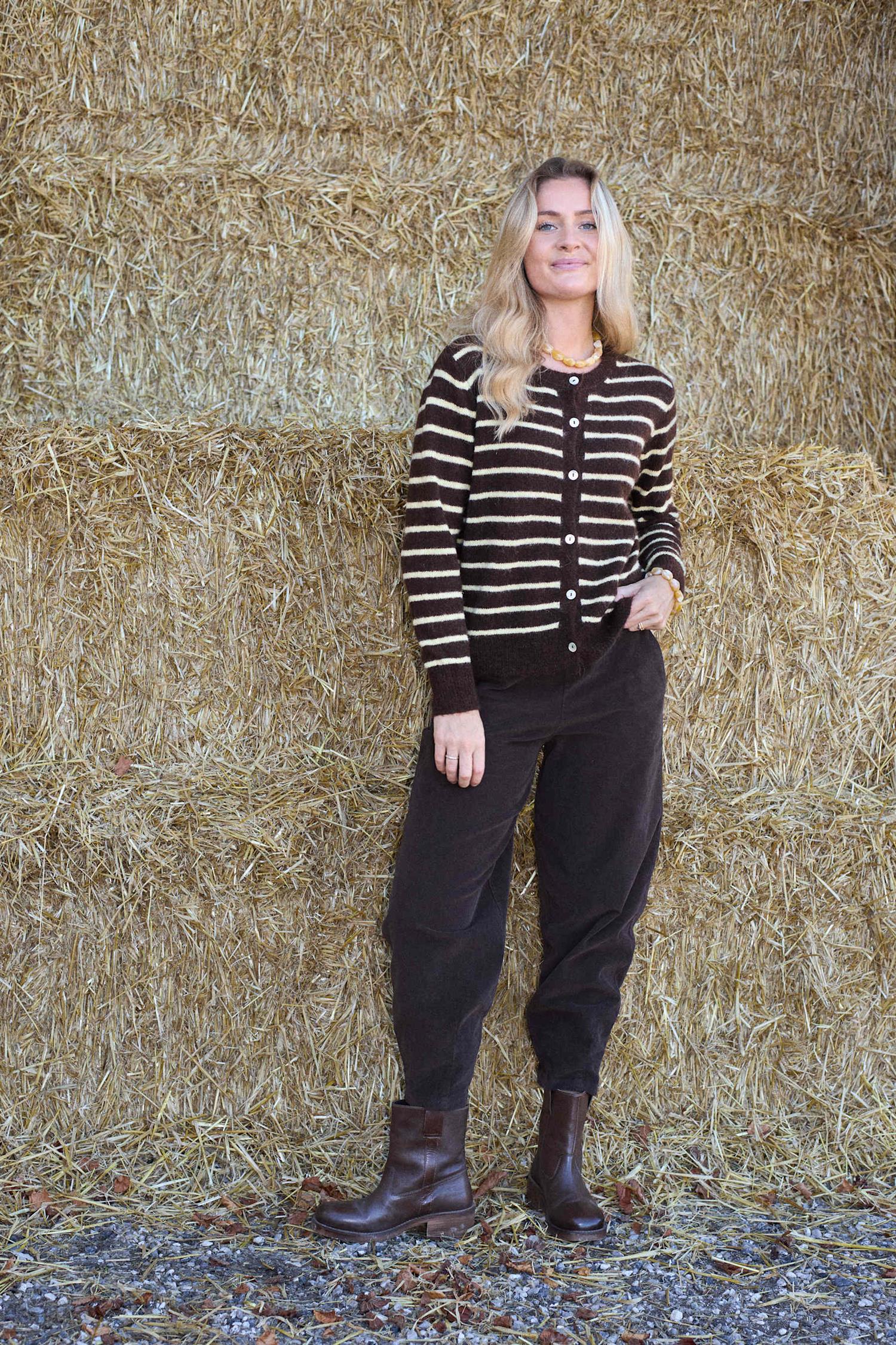 BCMEMPHIS BARREL PANT Brun