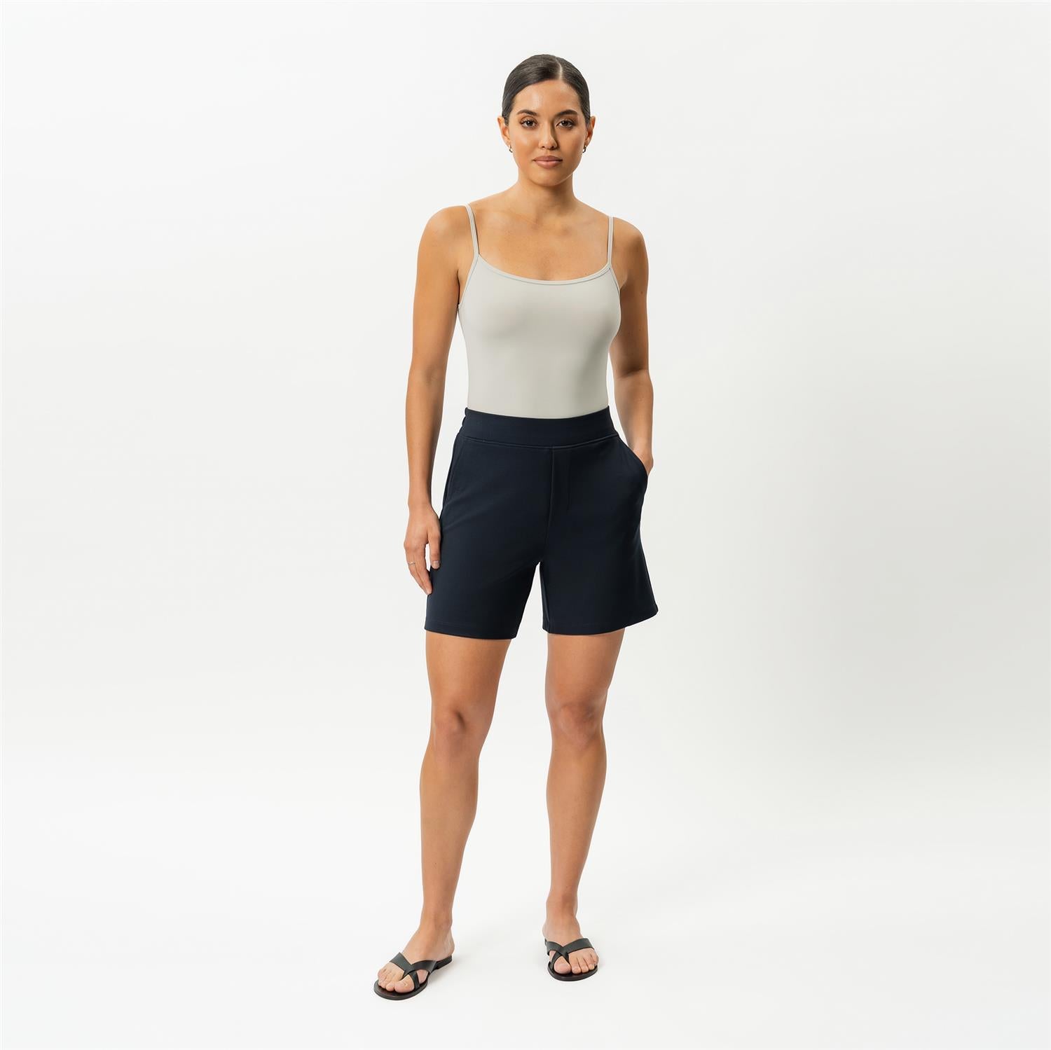 Light Ponte Shorts Marine