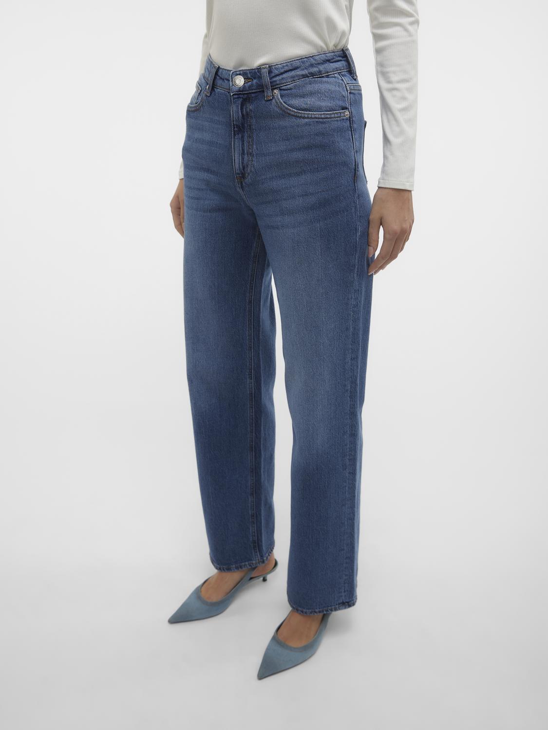 Vmtessa Hr Wide Jeans Ra380 Ga Noos Blå