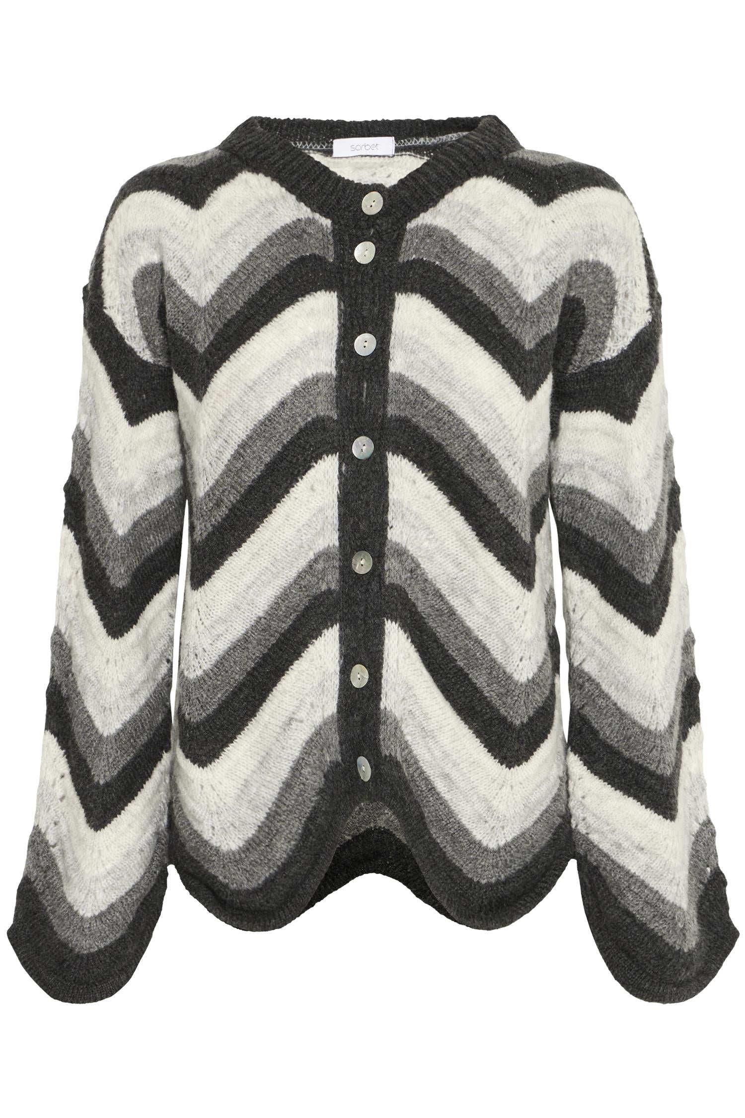 Sbbidiga Knit Cardigan Grå