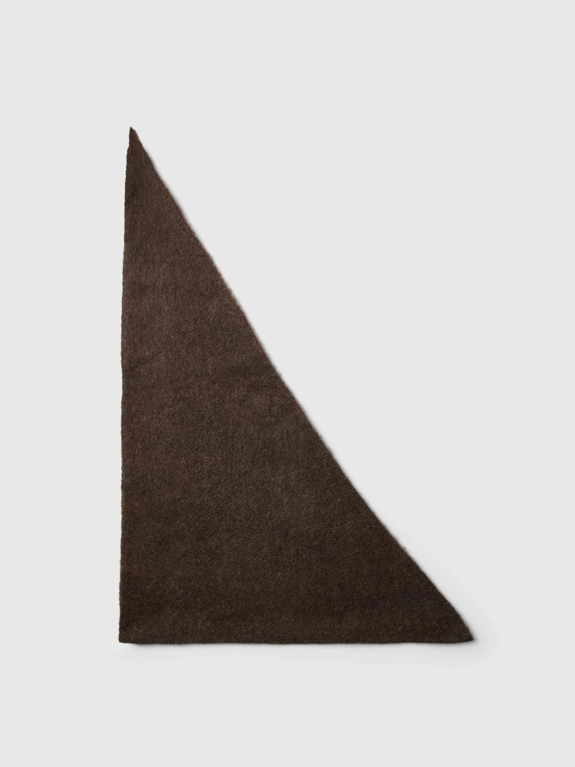 Slwlulu Brushed Wool Blend Scarf Noos Brun