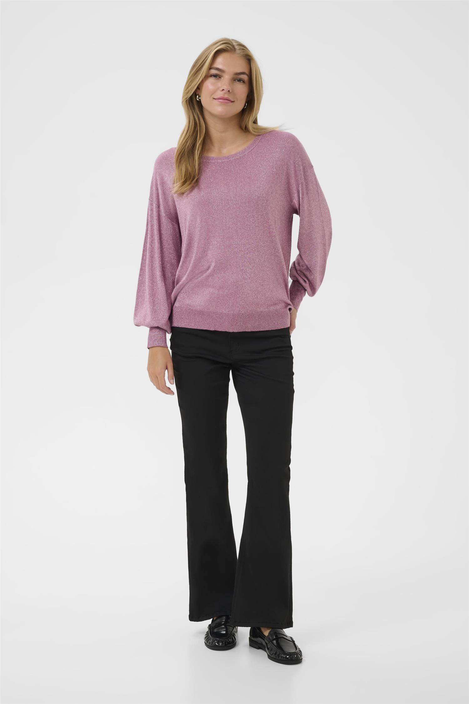 Karegina O-Neck Knit Tulipwood