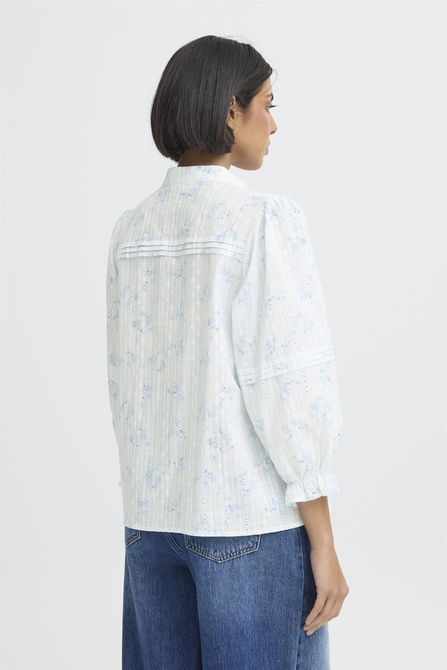 Pzbellarose Blouse Blå