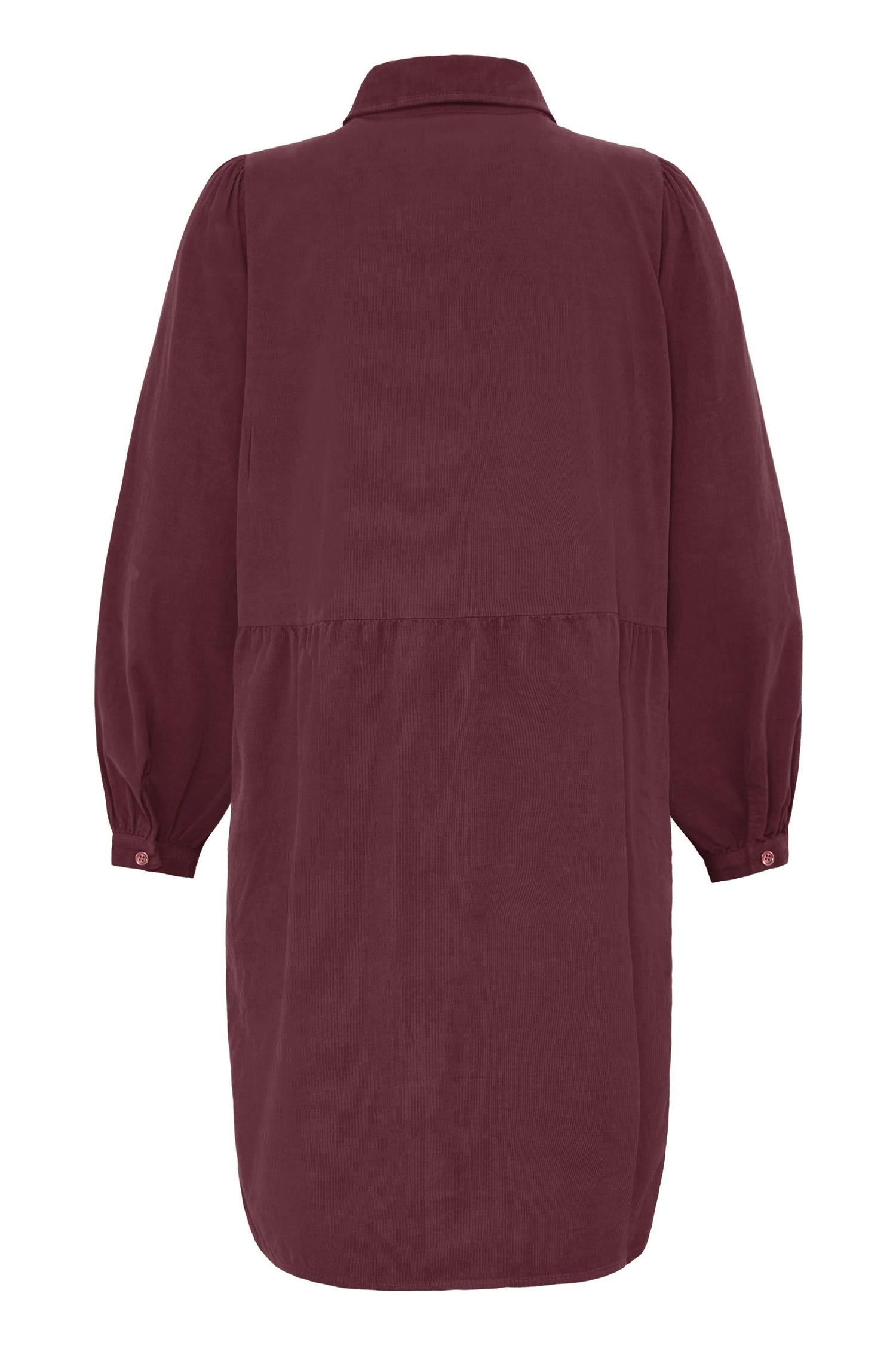 Sbladycord Dress Cabernet