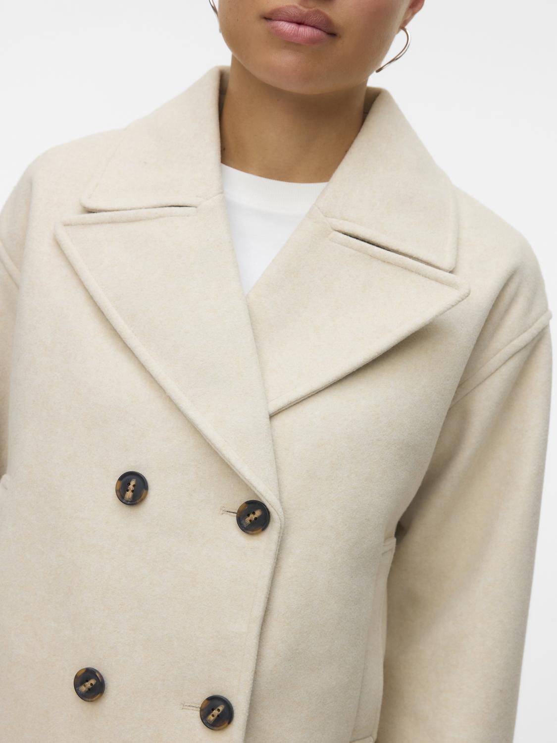 Vmvinceline Short Jacket Noos Lysegrå