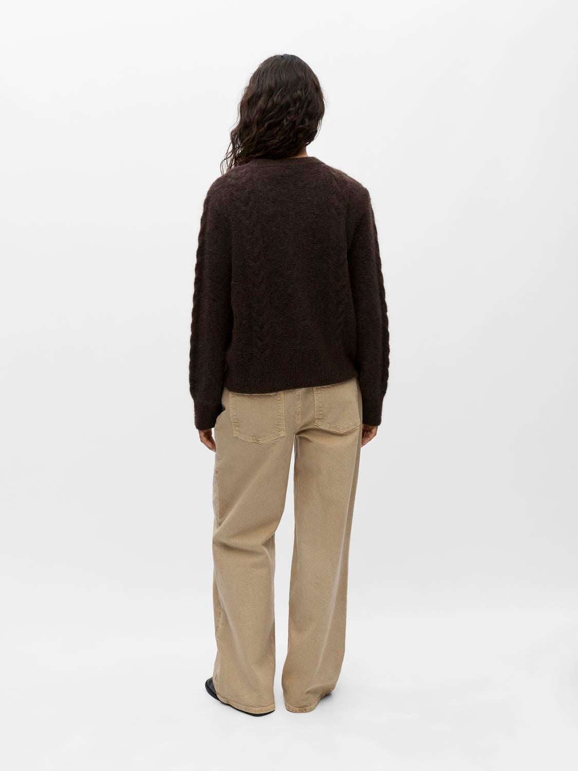 Objnete Re Knit Cardigan E Div 26 Brun