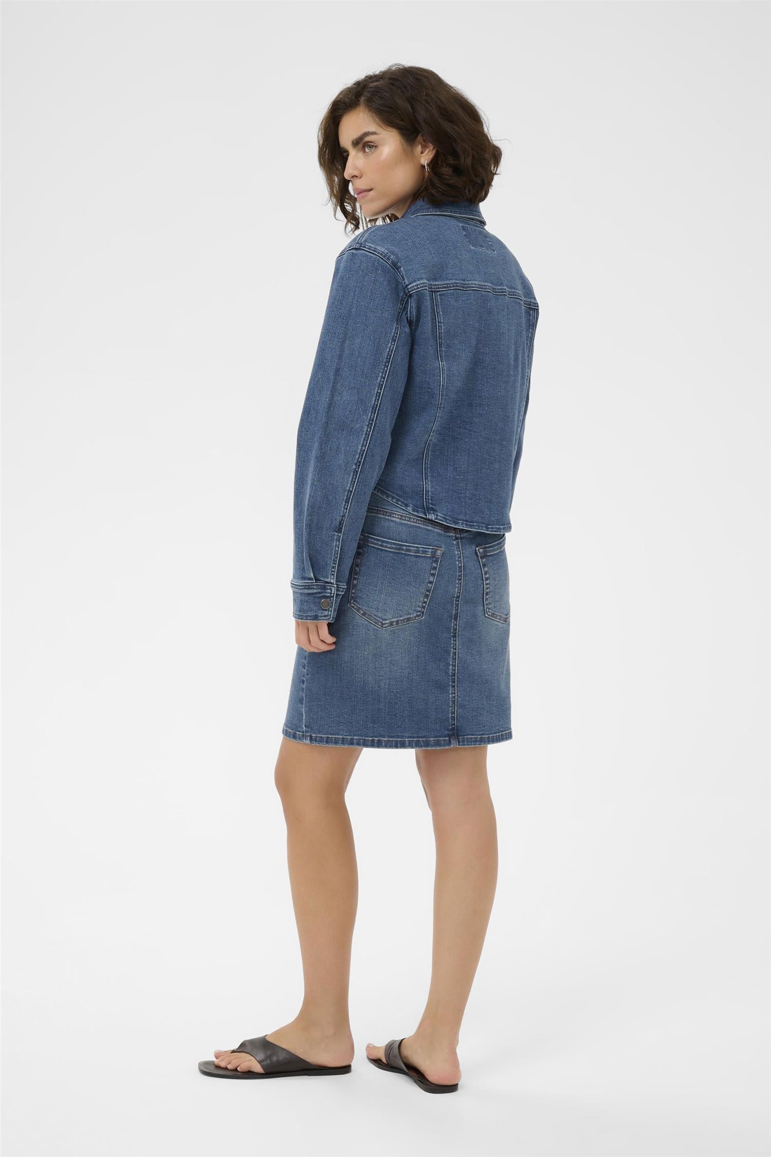 Kakarla Denim Skirt Blå