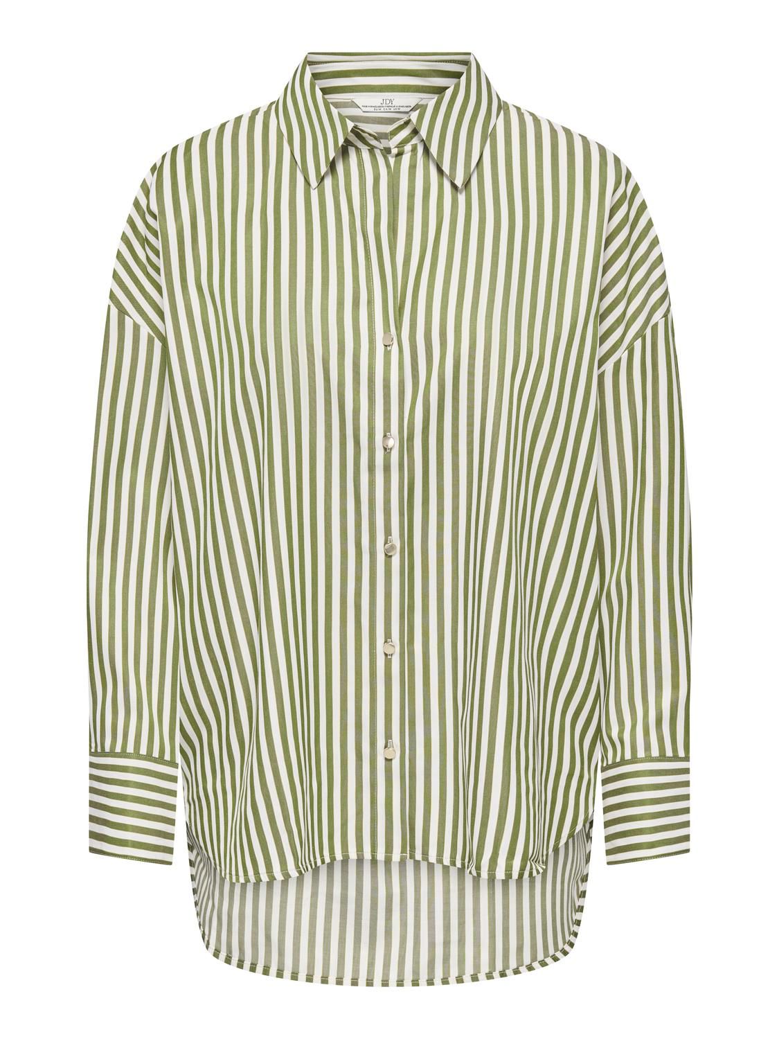 Jdyvesper L/s Lurex Shirt Wvn Grønn