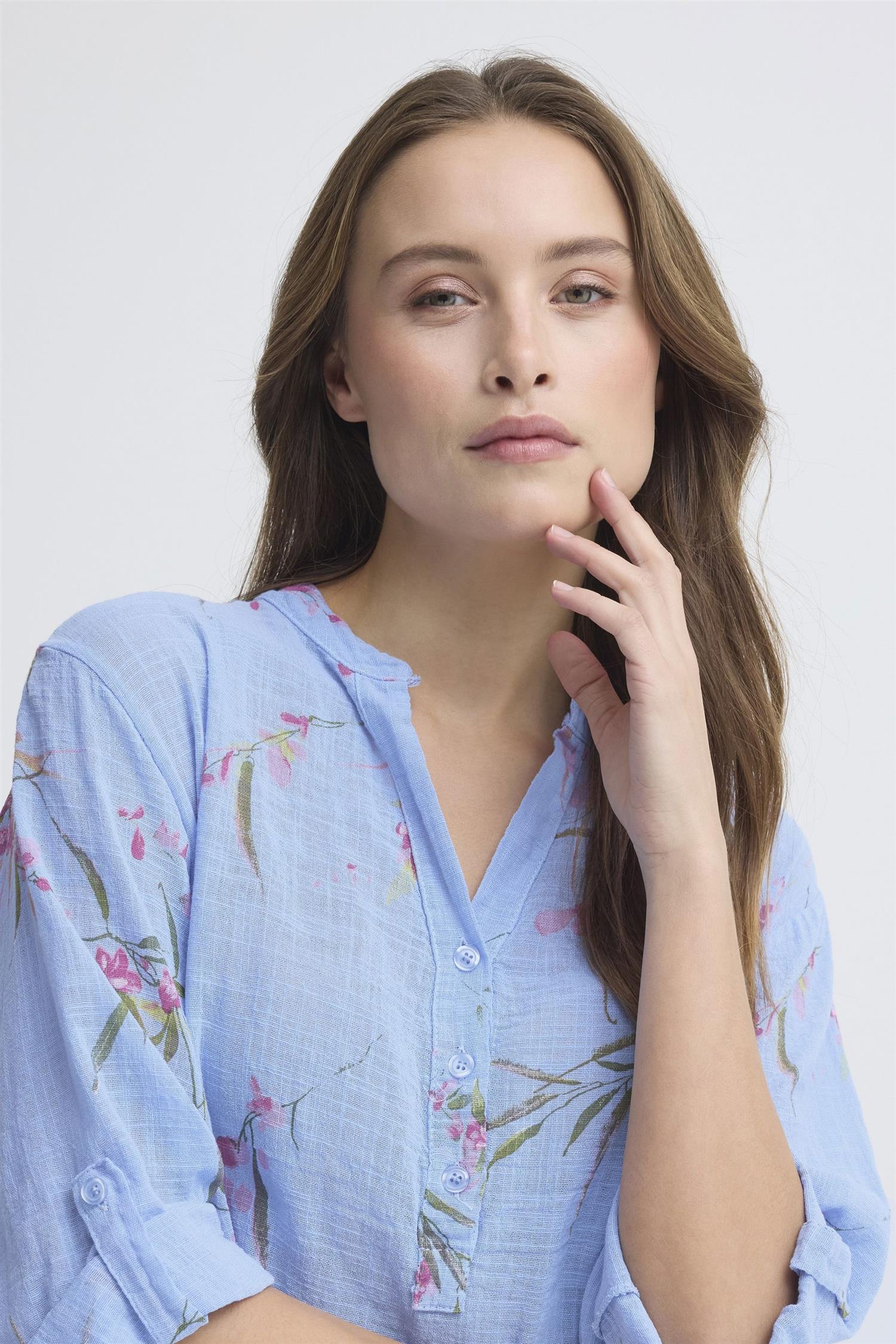 Sbalexa G Flo Blouse Blå