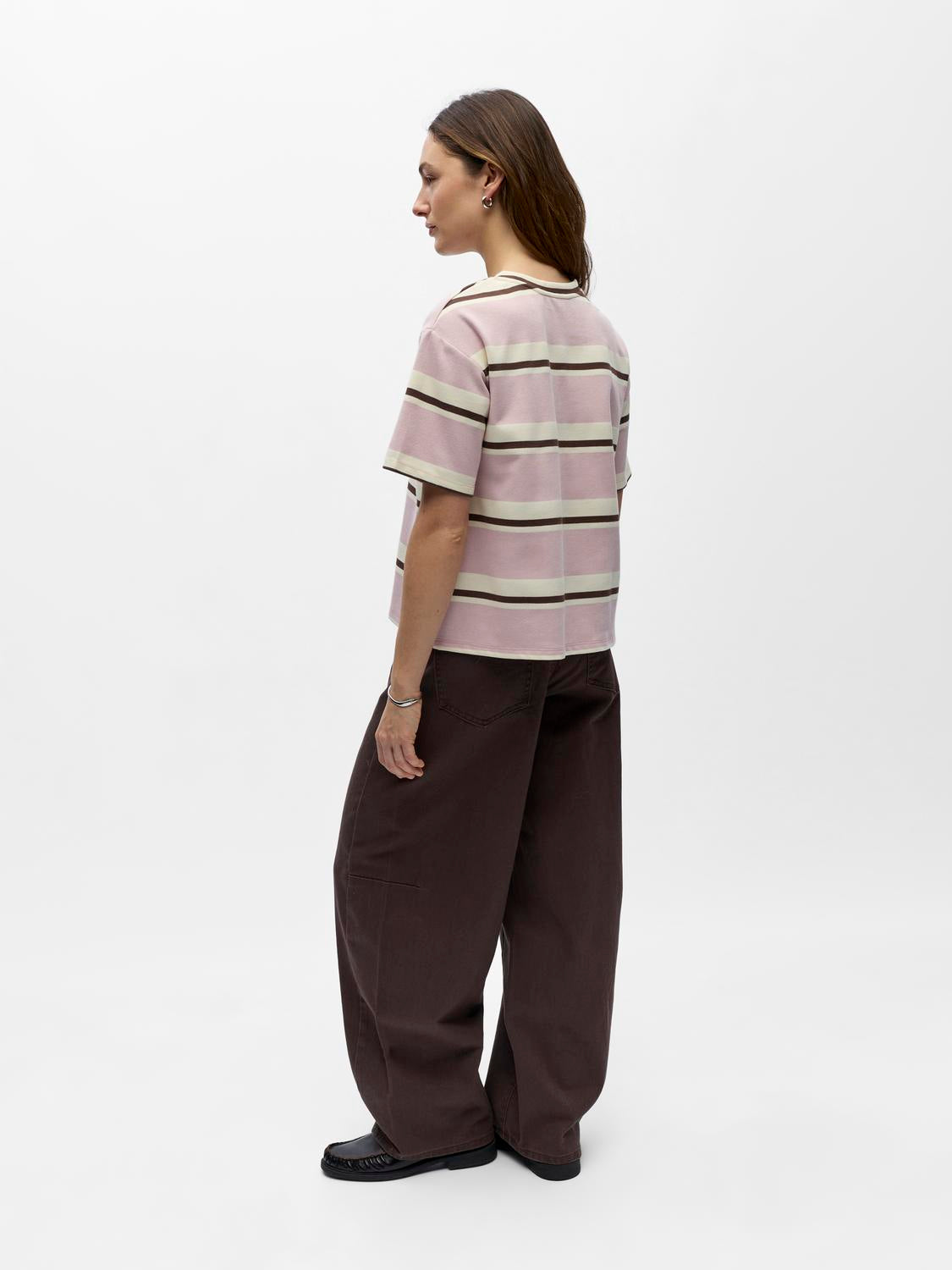 Objhazel 2/4 Lo T-Shirt 144 Lilla