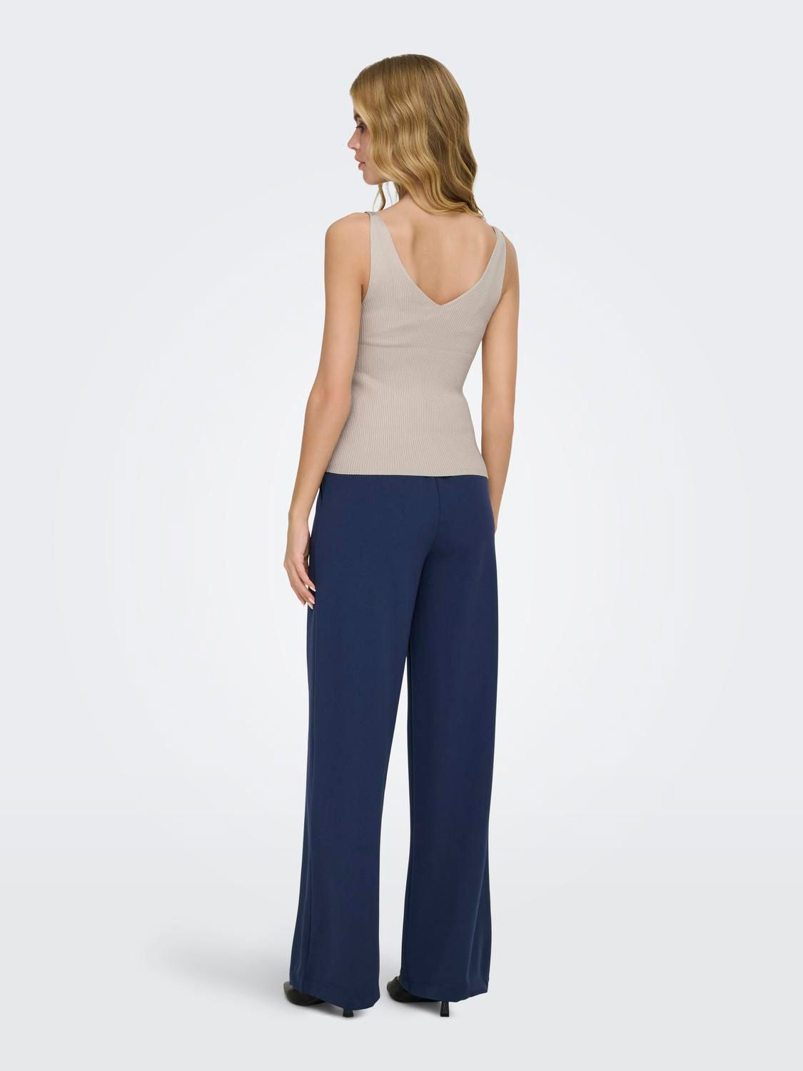 Jdynanna S/l Top Knt Noos Beige