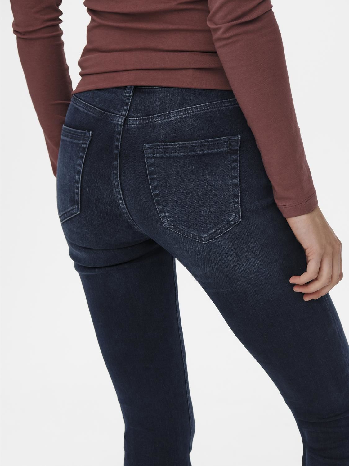 Onlblush Mid Flared Dnm Rea409 Noos Sort