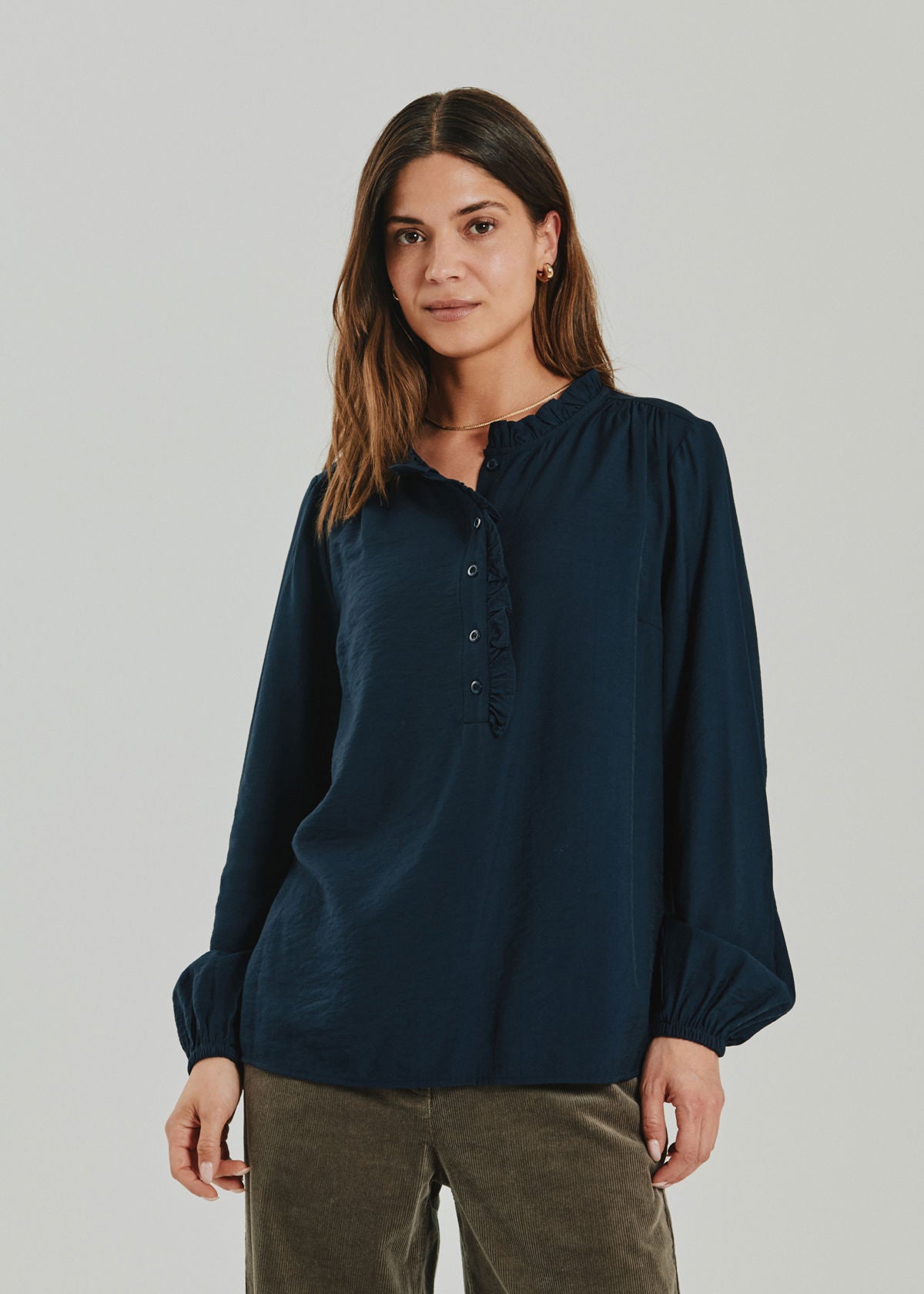 Fqmagda-Blouse Blå