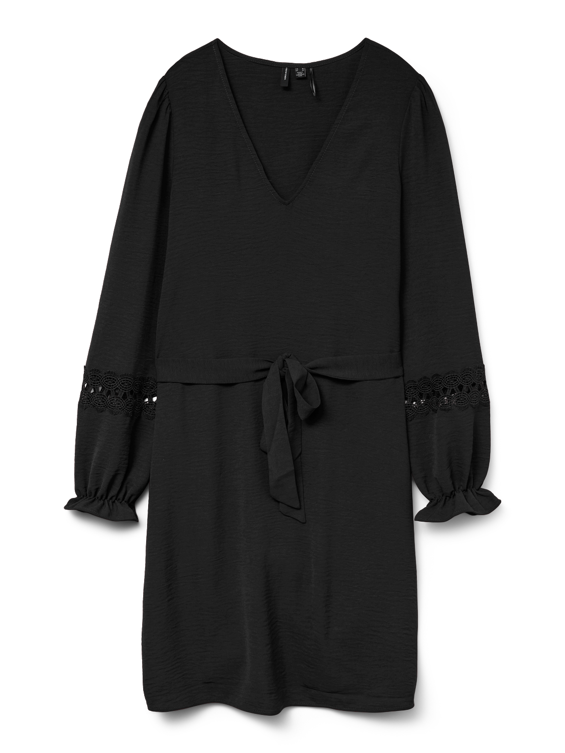 VMALVA LACE LS SHORT DRESS WVN GA BOO Sort