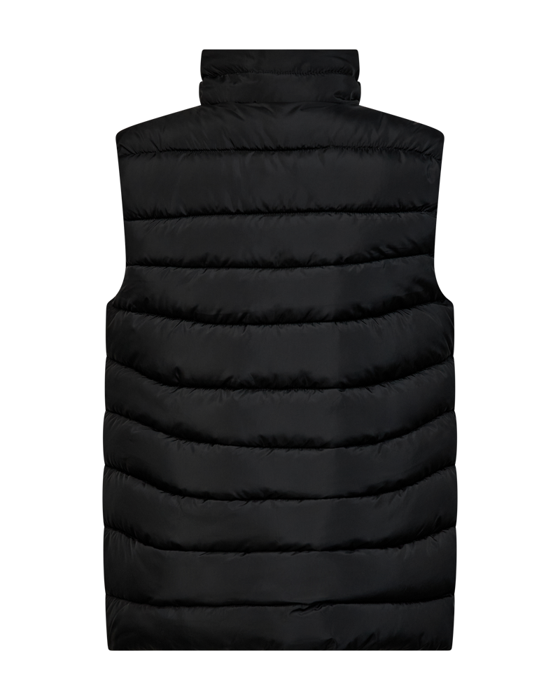 Fqolga-Waistcoat Sort