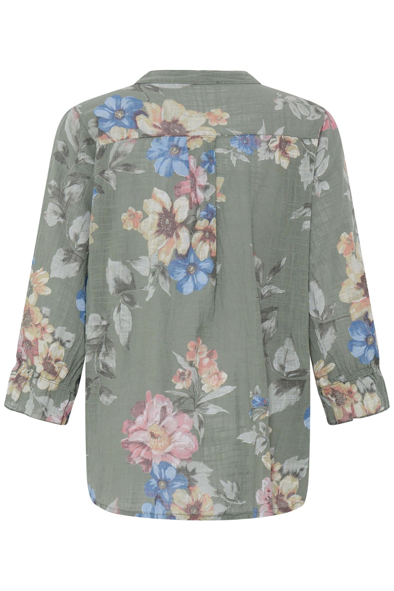 Sbxalexa G Afl Blouse Grønn