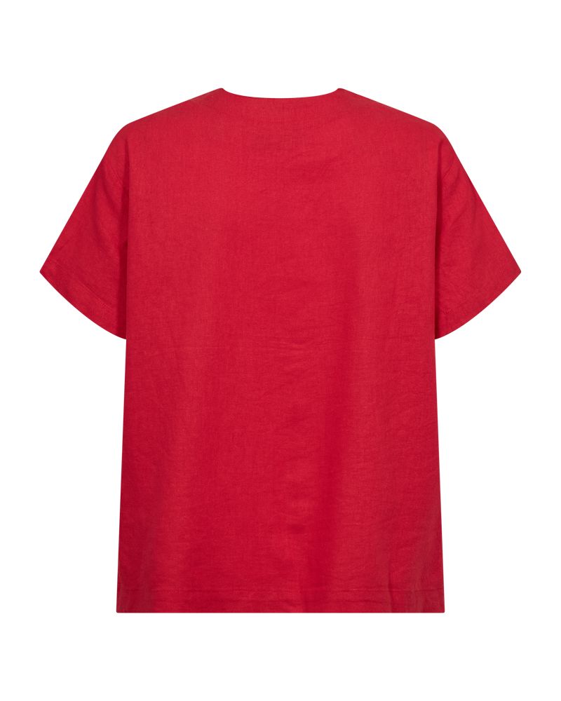 Fqlava-Shirt Rød