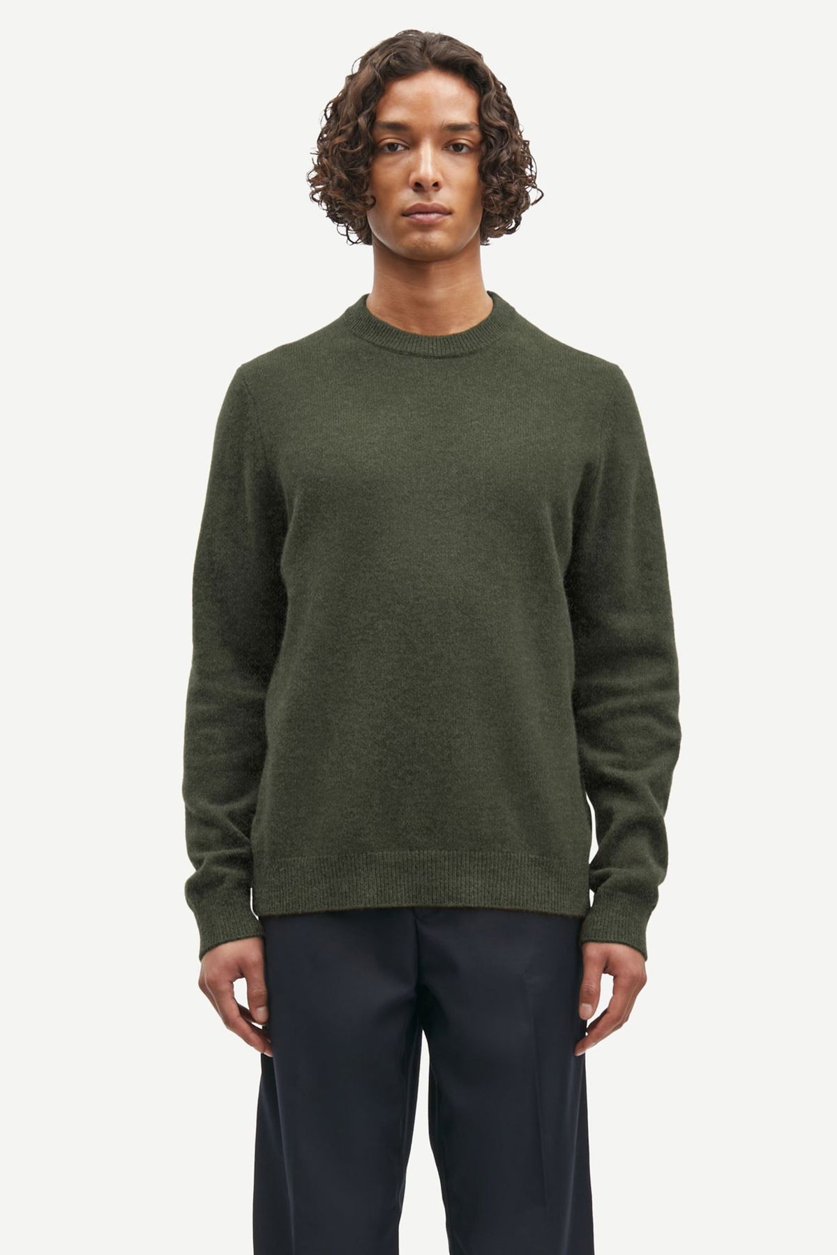 Isak Knit Sweater 15010 Grønn
