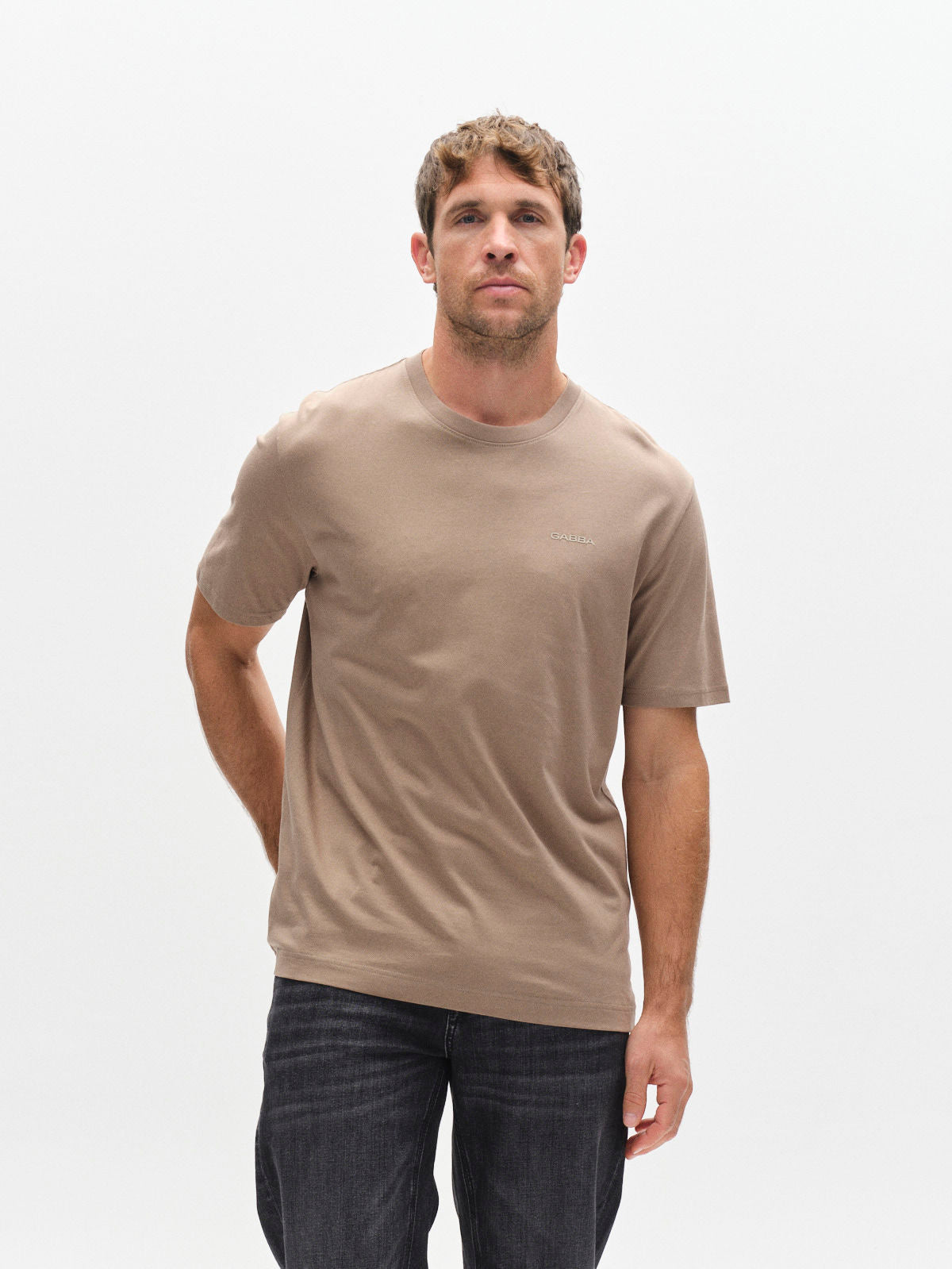 Gabdune Logo Gotssst-Shirt Brun