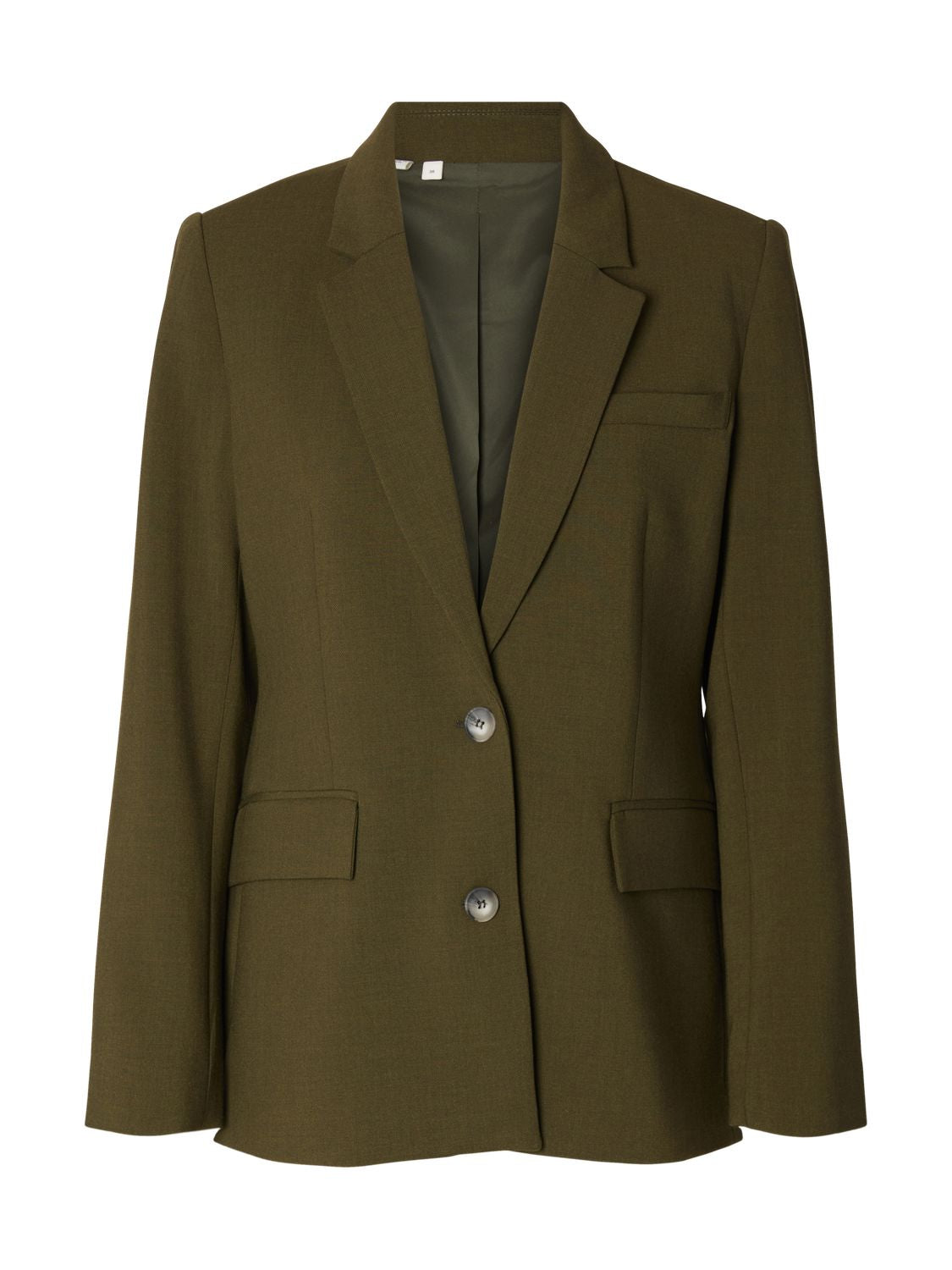 Slwrita Ls Classic Blazer Mel Noos Grønn