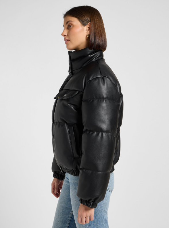 Rider Puffer Jacket Svart