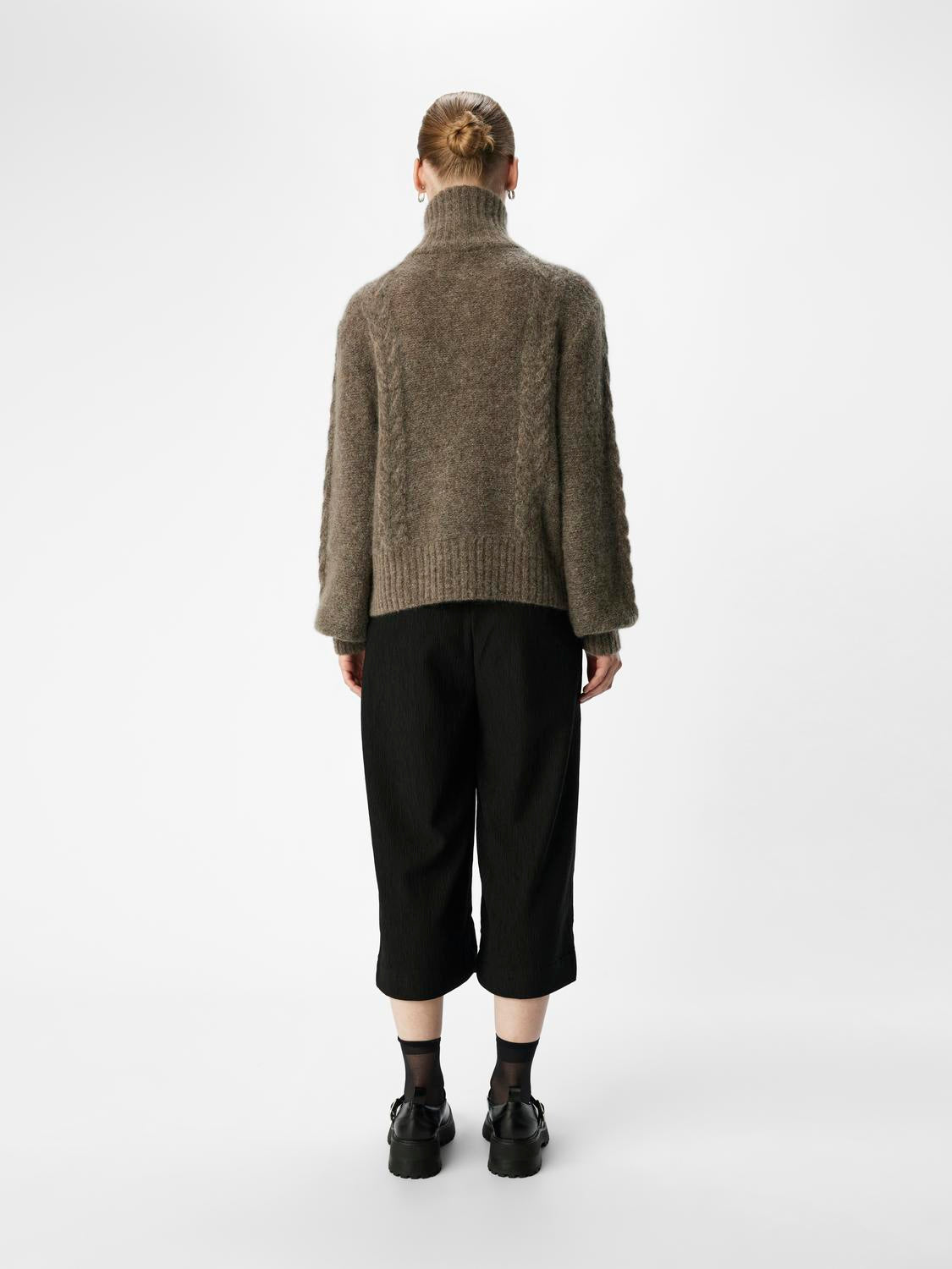 Objnete Lo Knit Cardigan Noos Brun