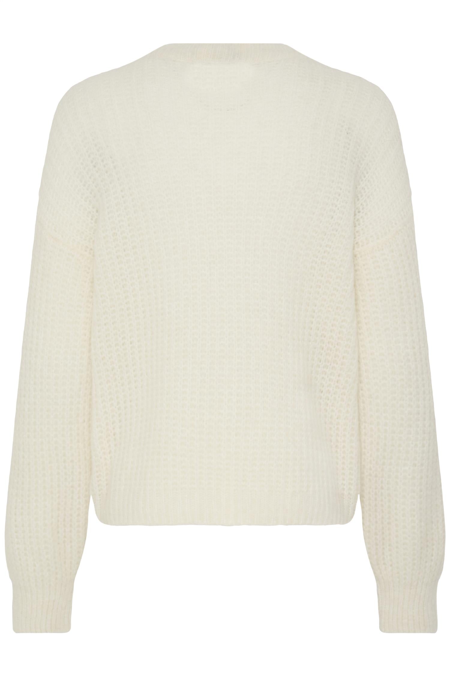 Sbgulvig Bellis Knit Blouse Antique White