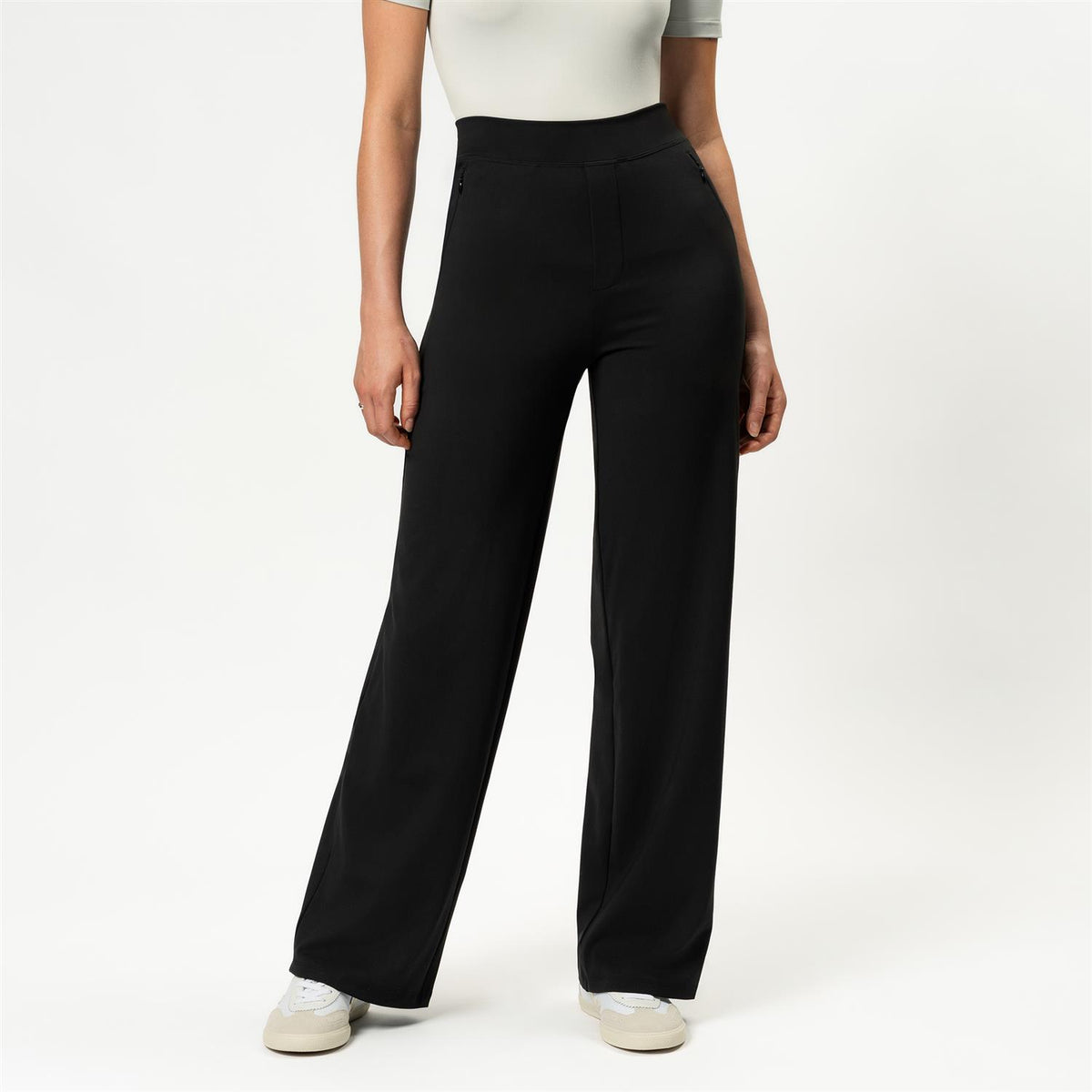 Asana Relaxed Straight Pant Svart