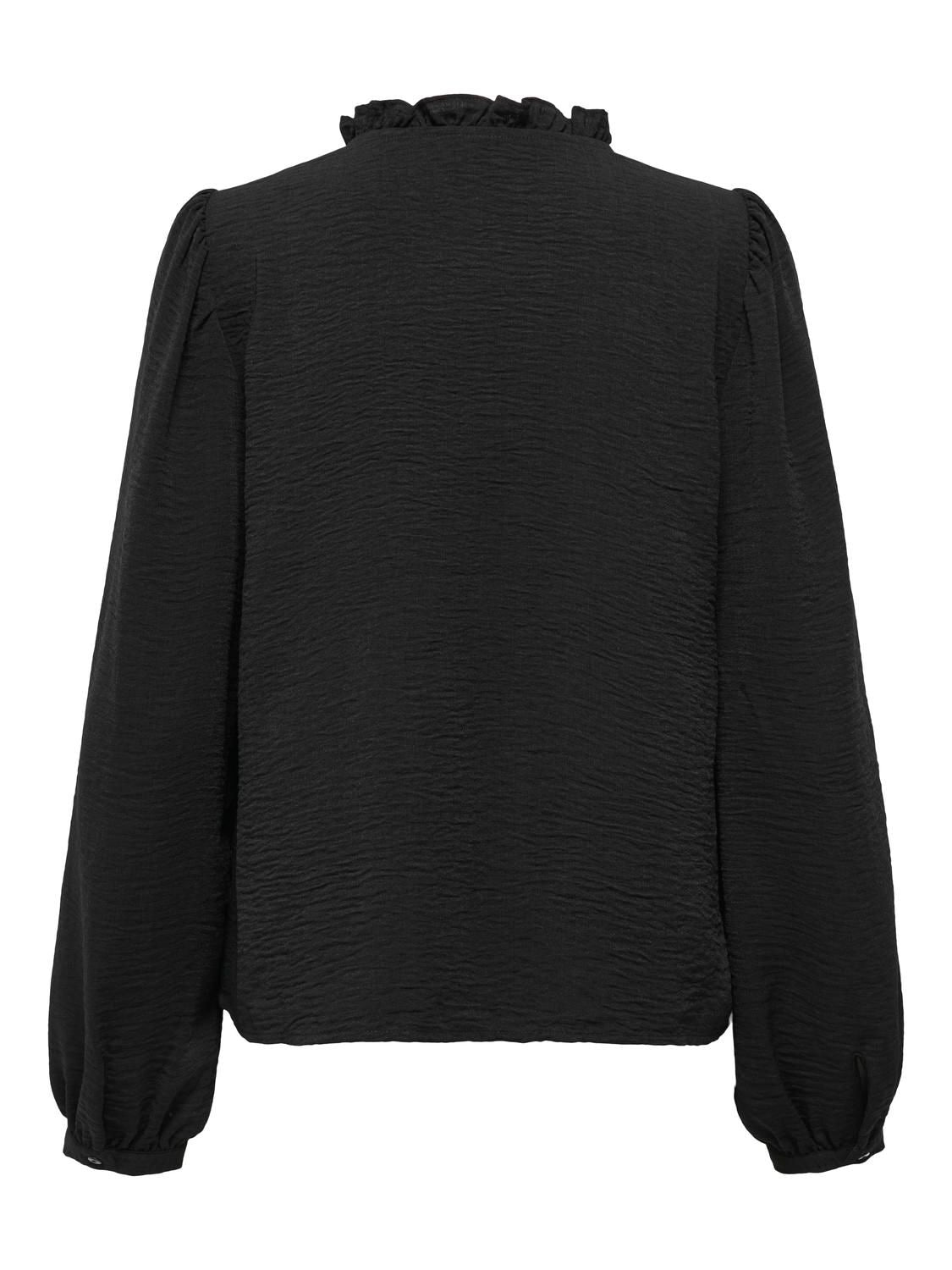 Jdyrachel Life L/s Pintuck Top Wvn Noos Sort