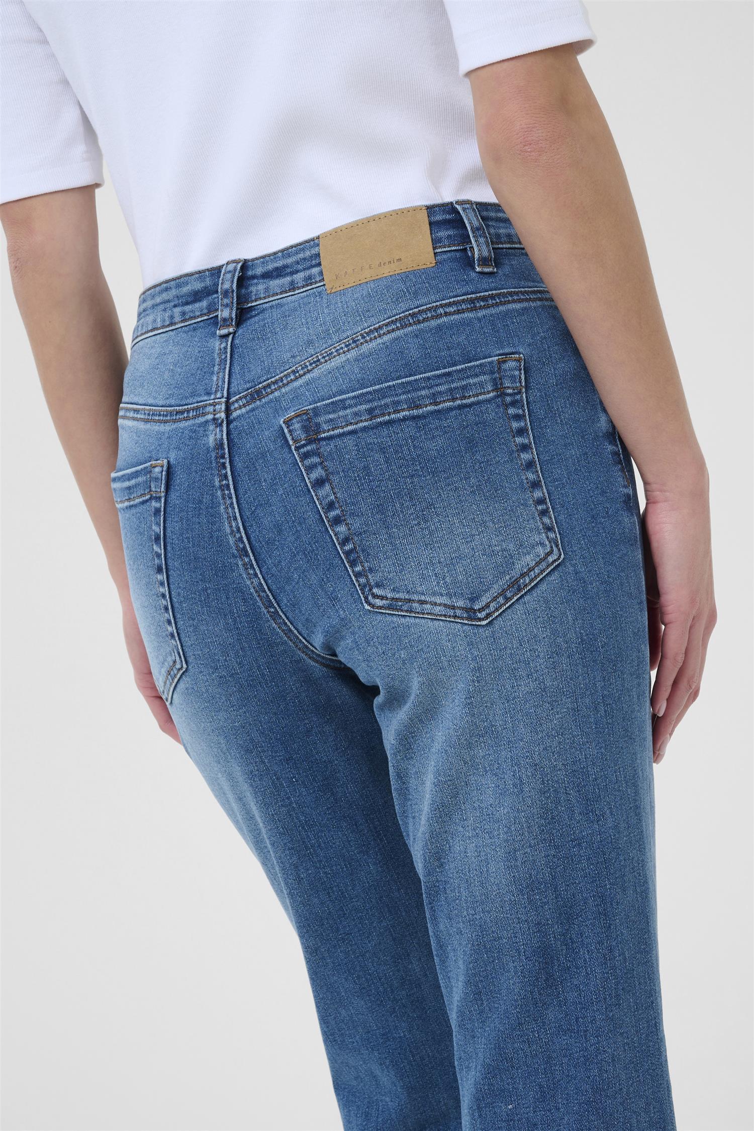 Kaforest Hw Slim Fit Jeans Blå