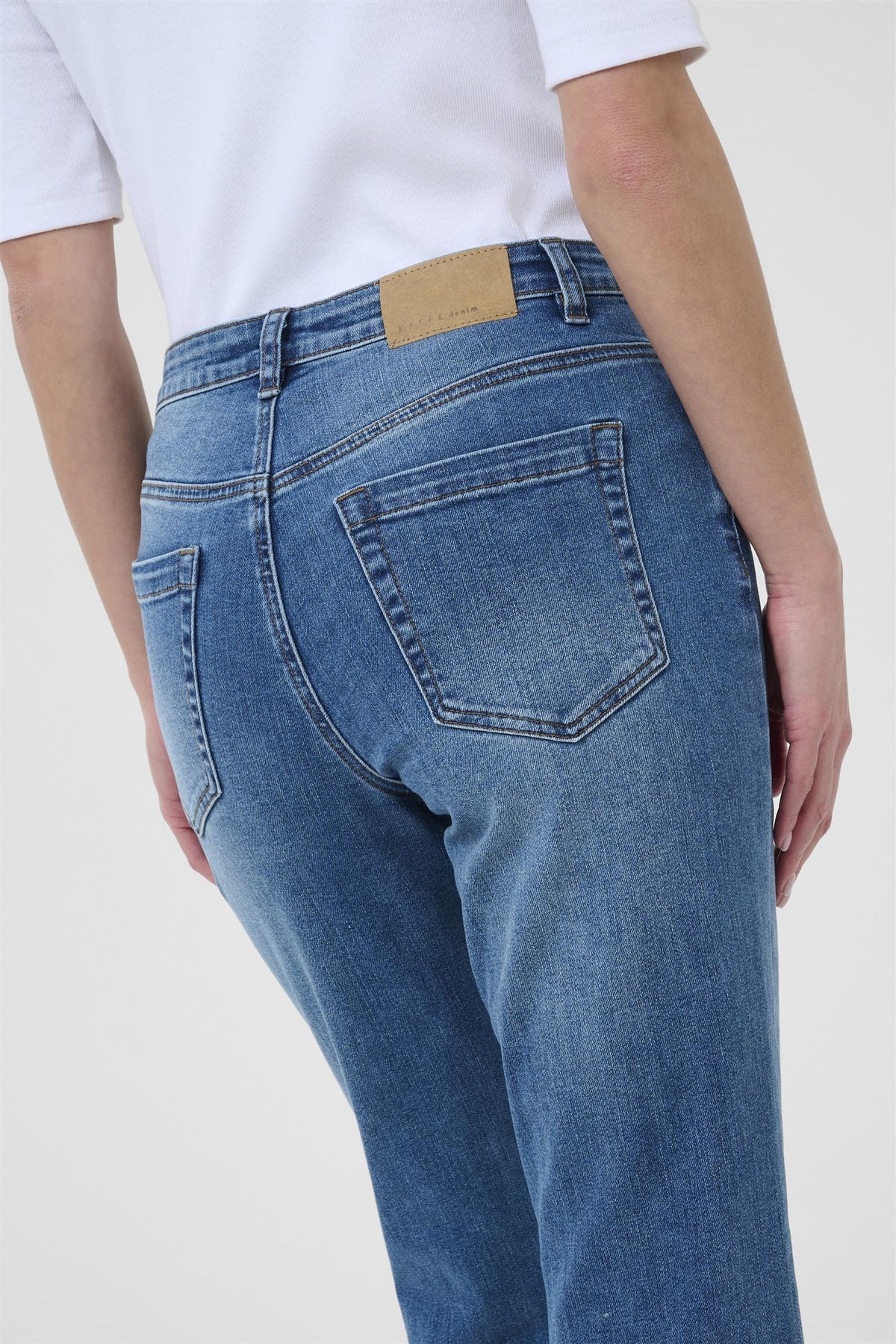 Kaforest Hw Slim Fit Jeans Blå