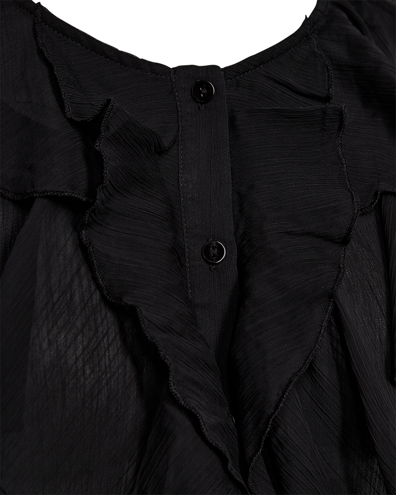 FQDITTE-BLOUSE Svart