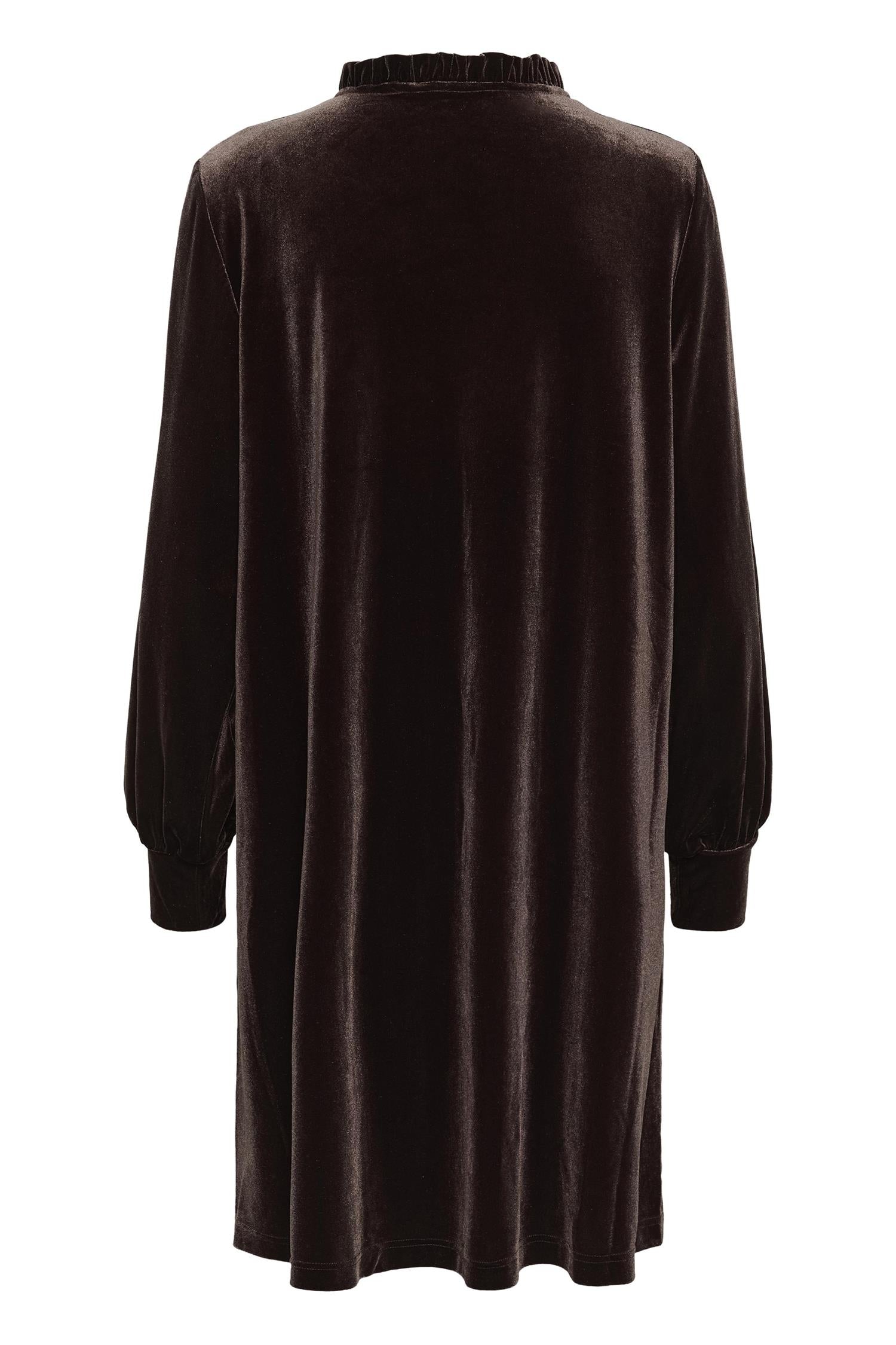 Kakelly Flounce Dress Brun