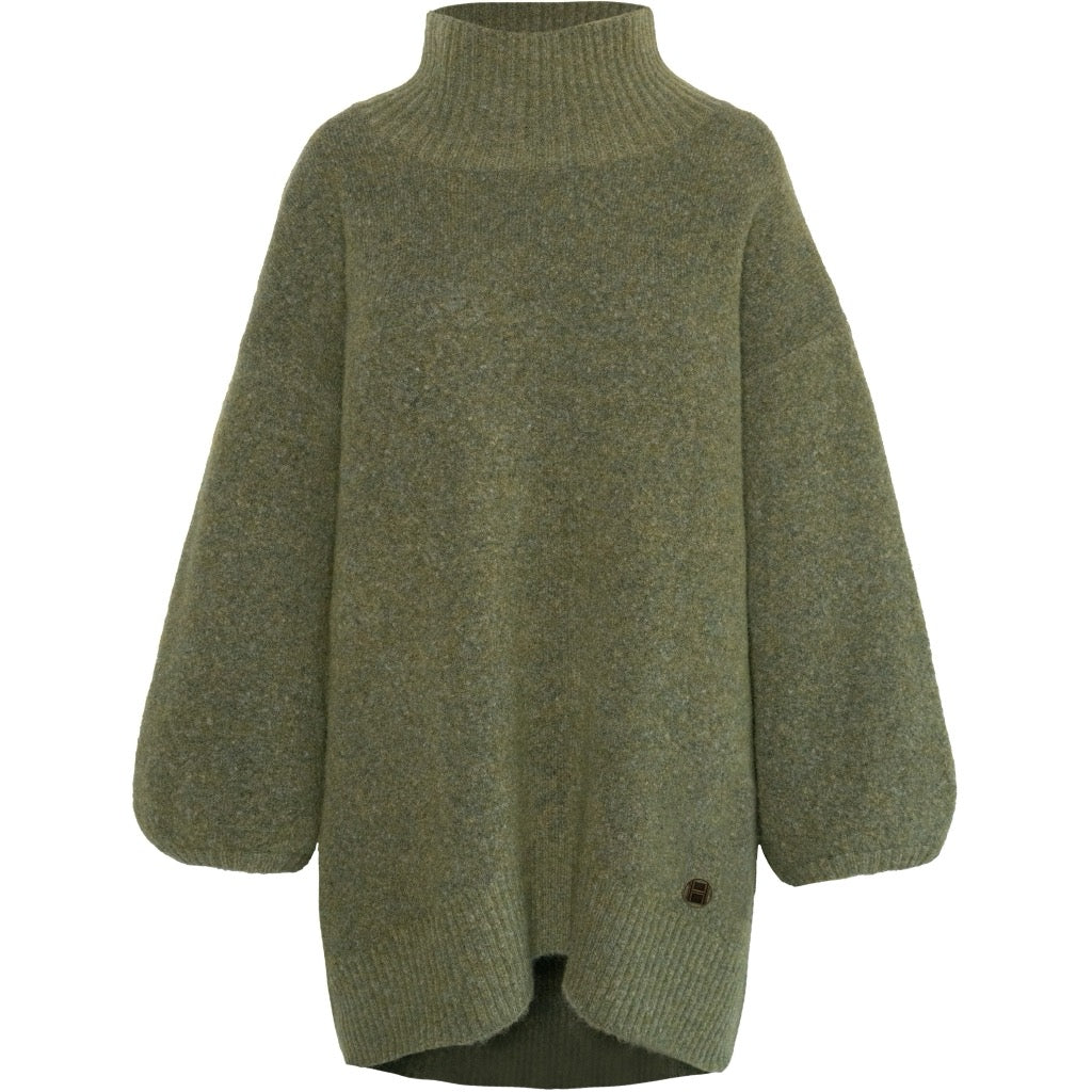 FAM Patch Long Sweater Grønn