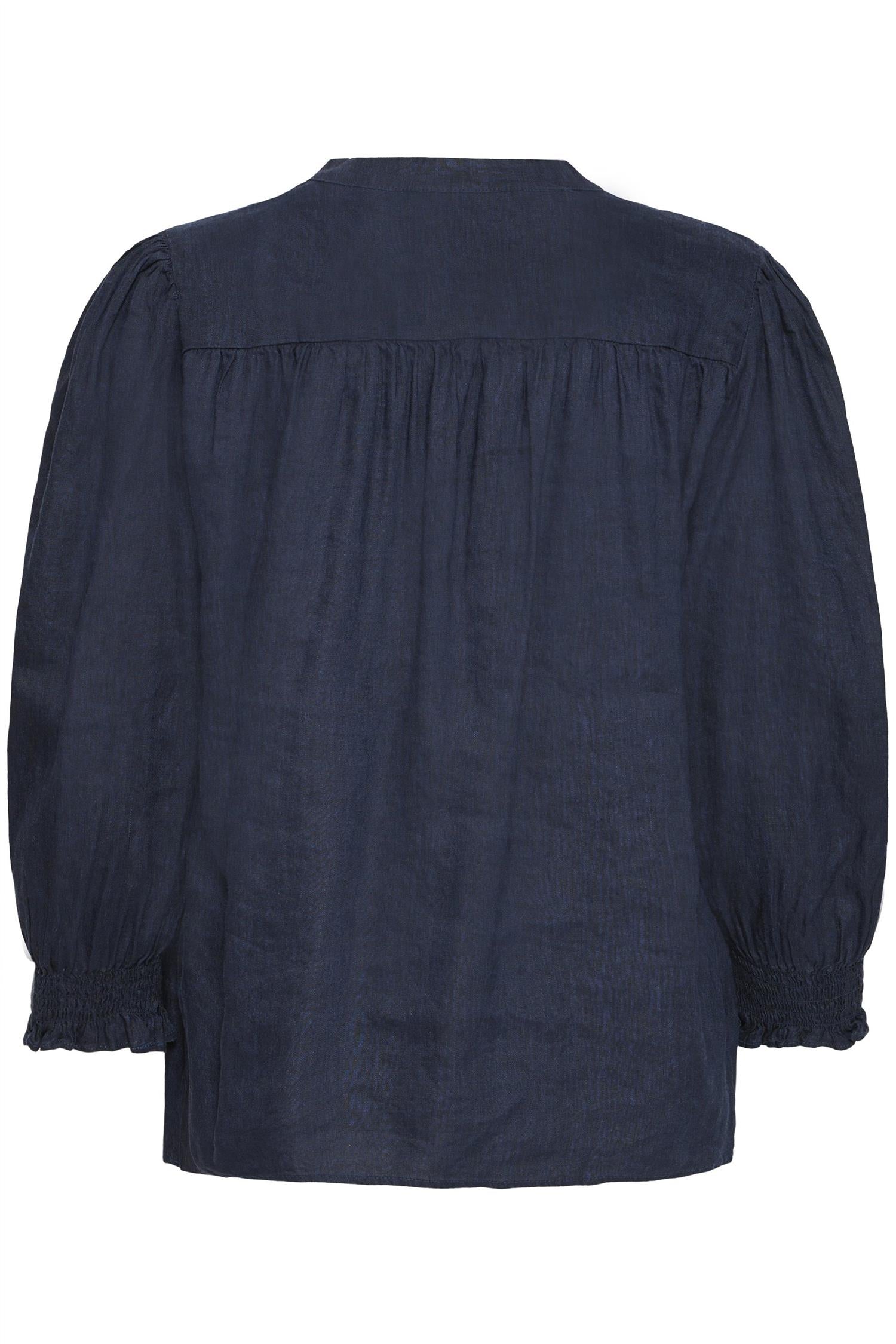 Pzluca 3/4 Sl. Blouse Blå