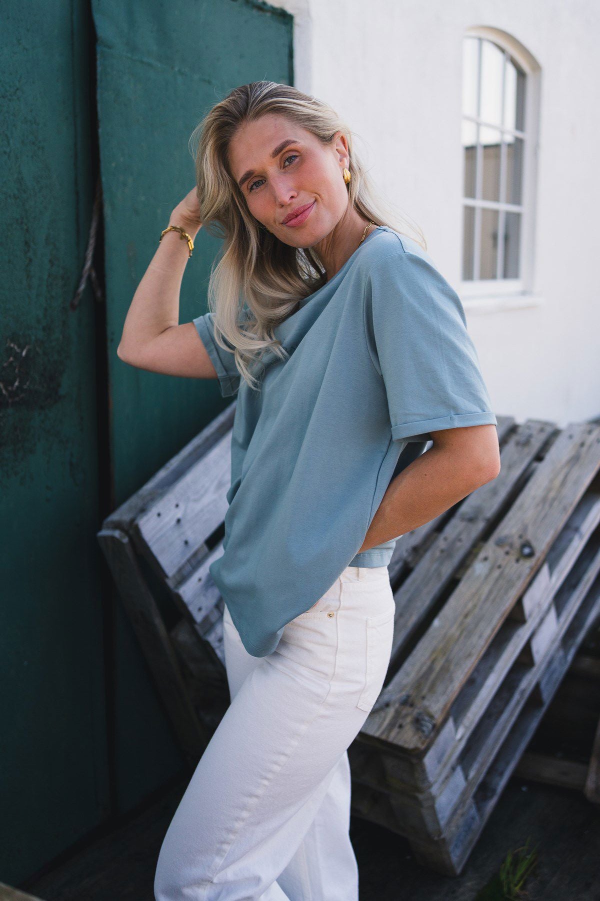 Rauslinn Logo Tee Grønn