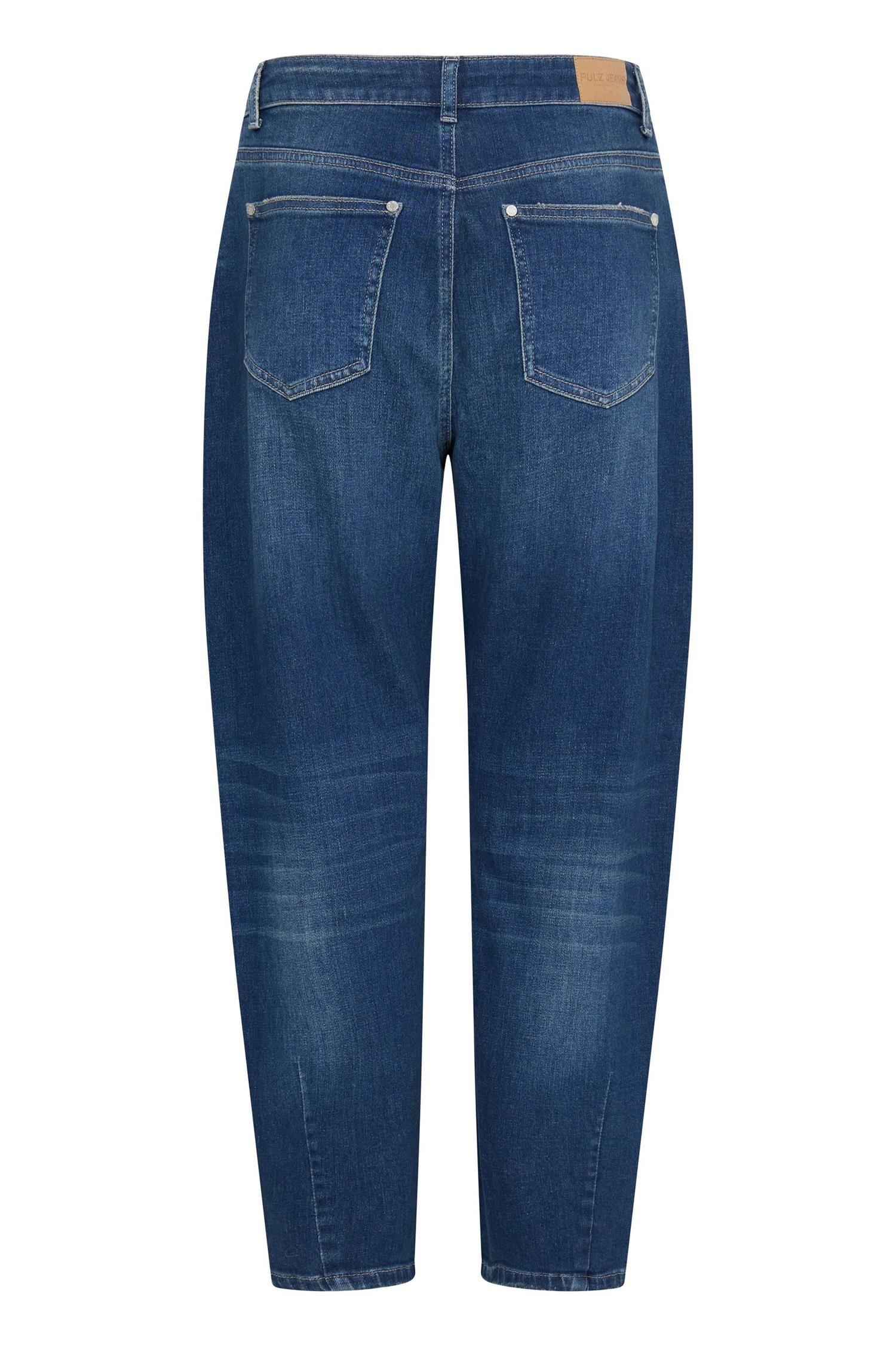 Pzanni Hw Jeans Barrel Leg Blå