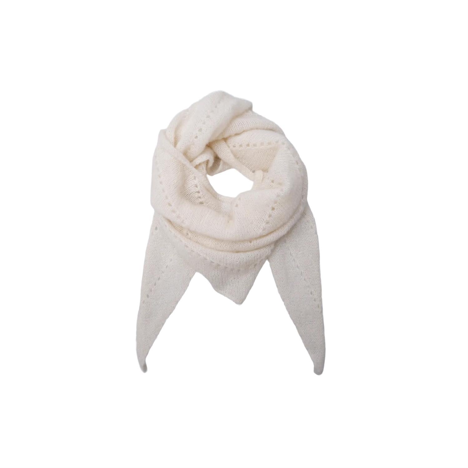 Bcdell knitted mini scarf Hvit