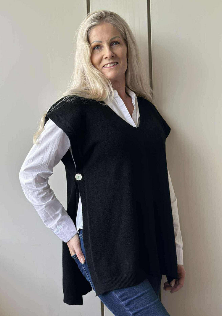 ISA VEST Svart