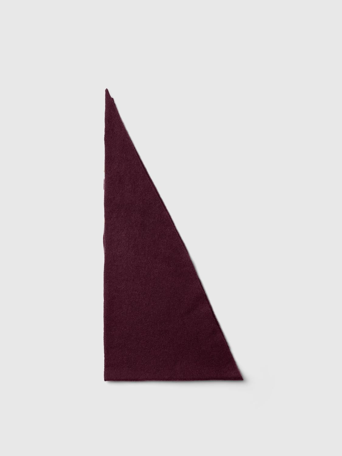 Slfmaria Narrow Cashmere Scarf Mørkelilla